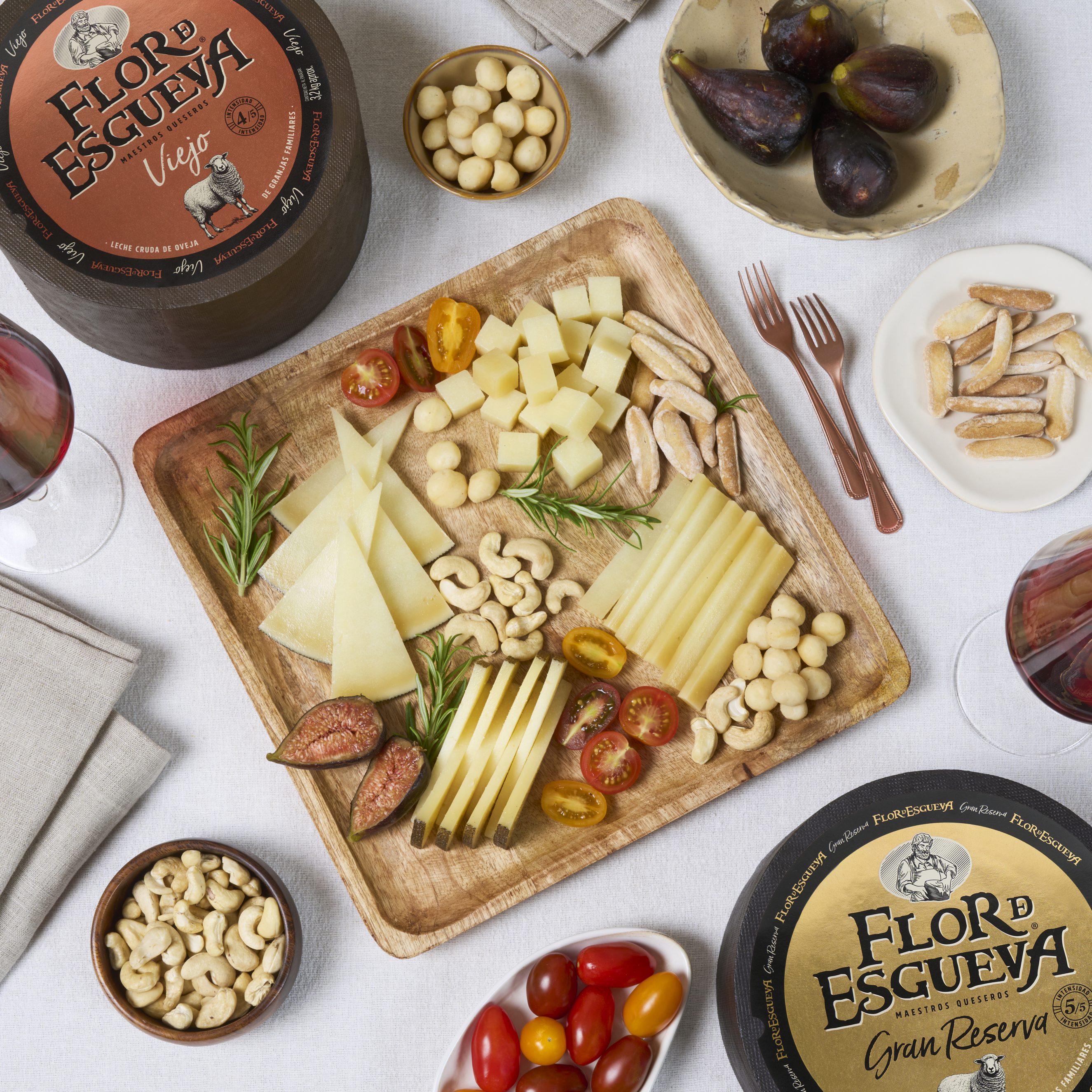 Bebidas que marinan con quesos